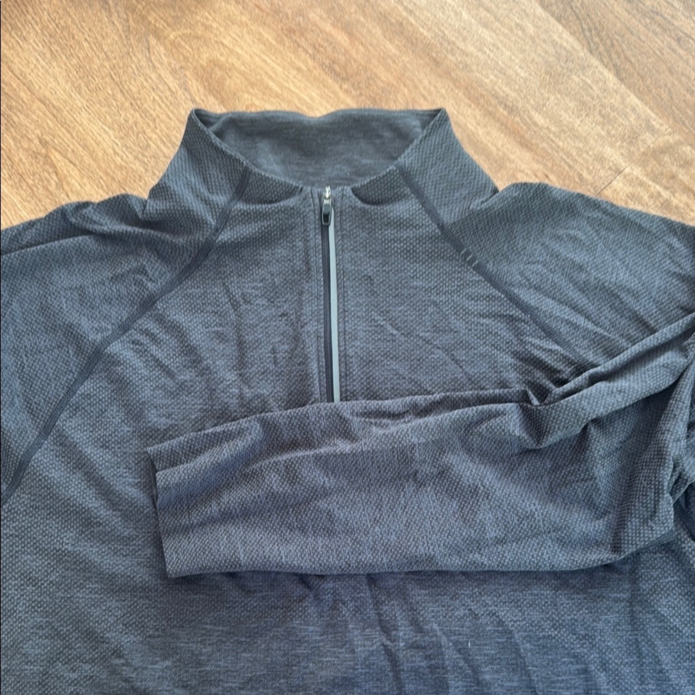 lululemon athletica Gray Zip Up Sweater